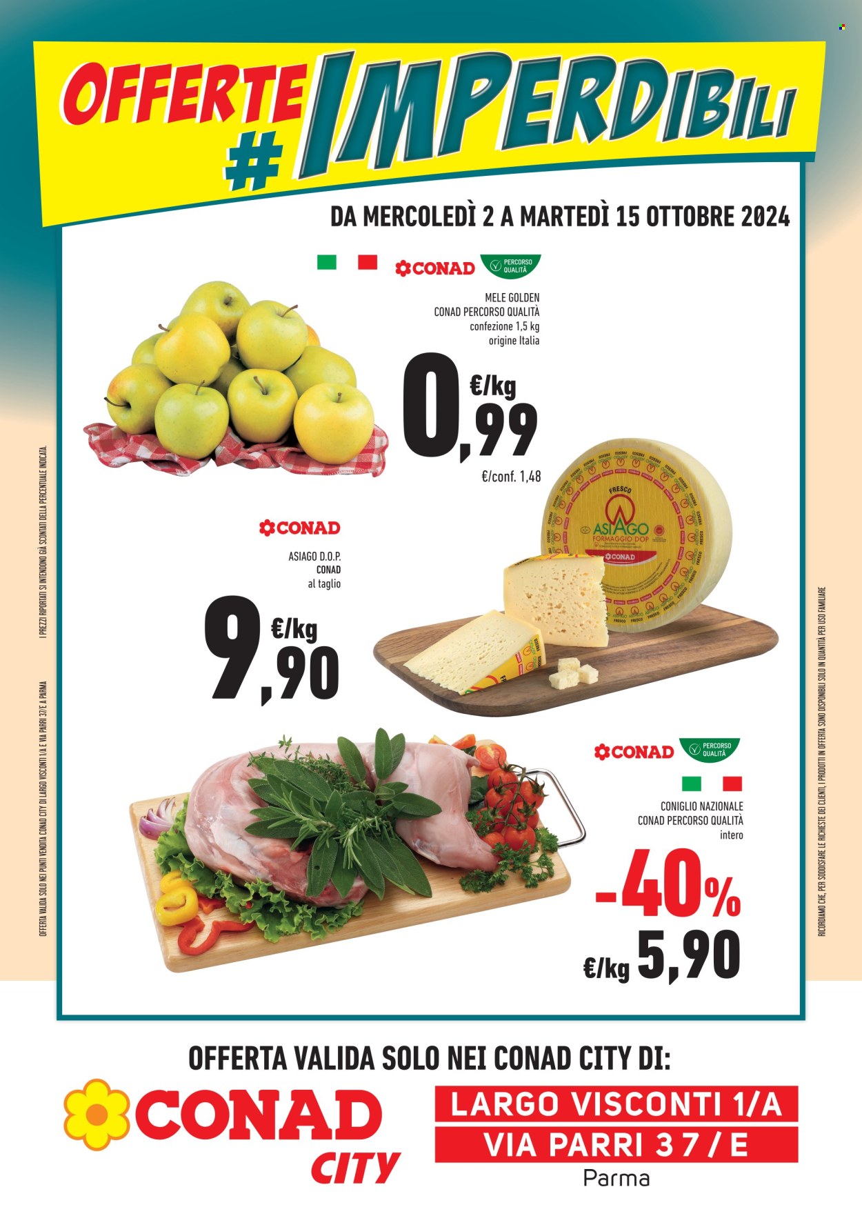 Volantino Conad City - 2/10/2024 - 15/10/2024. Pagina 1