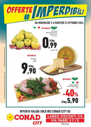 Volantino Conad City - 2/10/2024 - 15/10/2024.