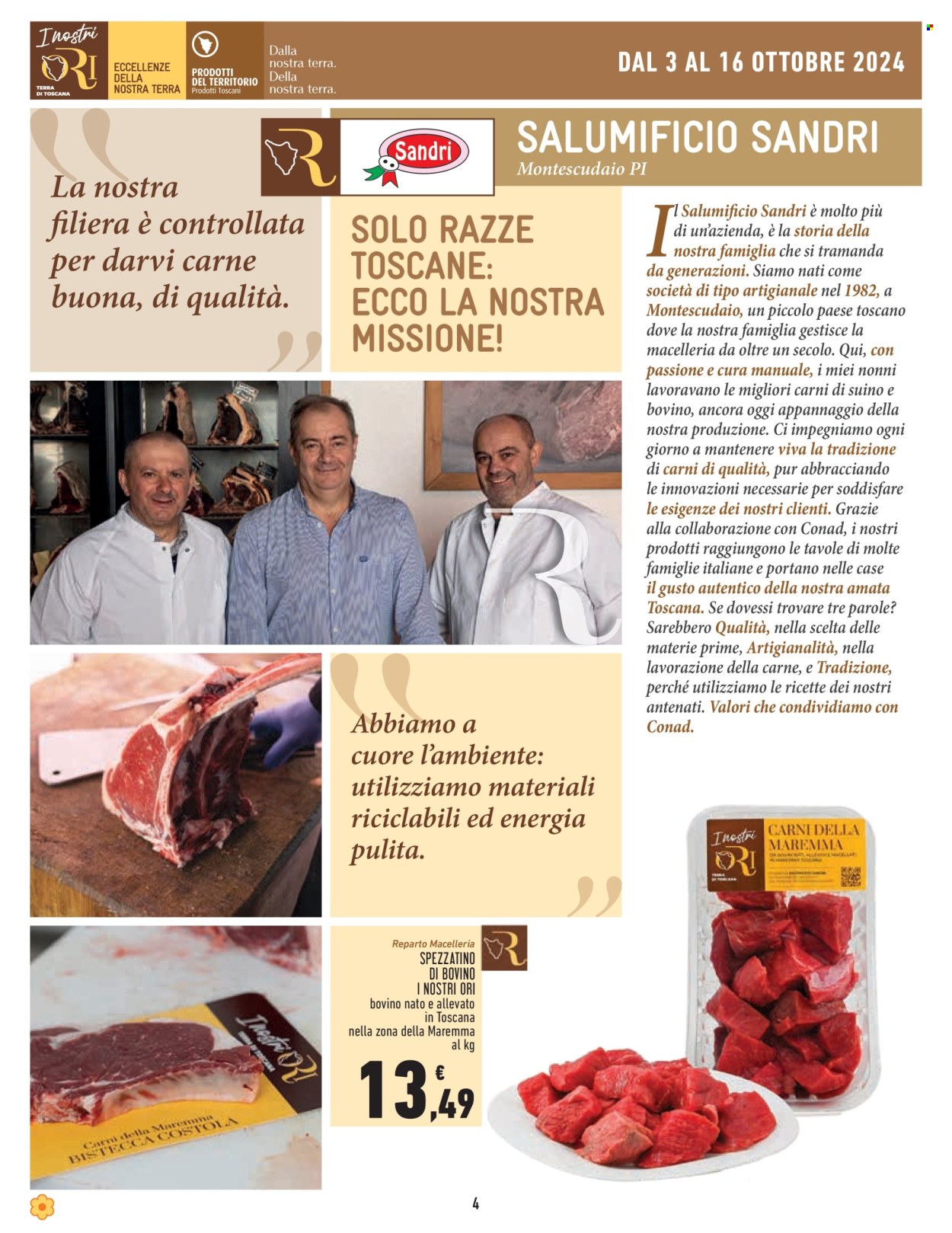 Volantino Conad - 3/10/2024 - 16/10/2024. Pagina 4
