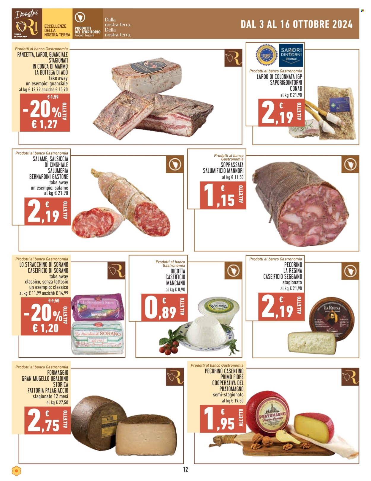 Leták Conad - 3.10.2024 - 16.10.2024. Strana 12