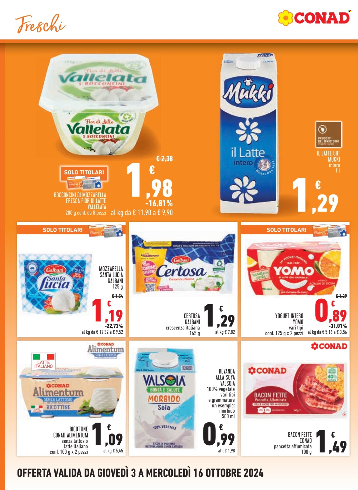 Volantino Margherita Conad - 3/10/2024 - 16/10/2024. Pagina 6