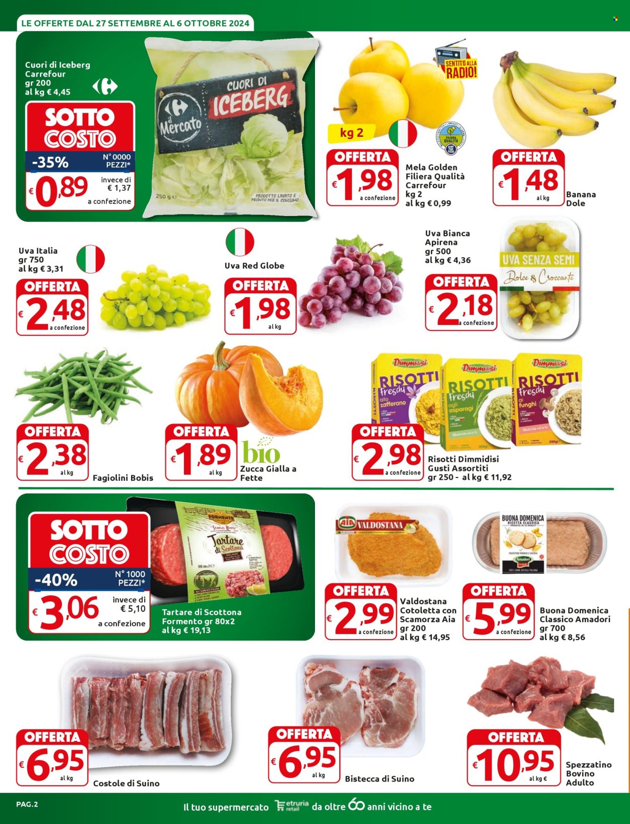 Volantino Carrefour - 27/9/2024 - 6/10/2024. Pagina 2