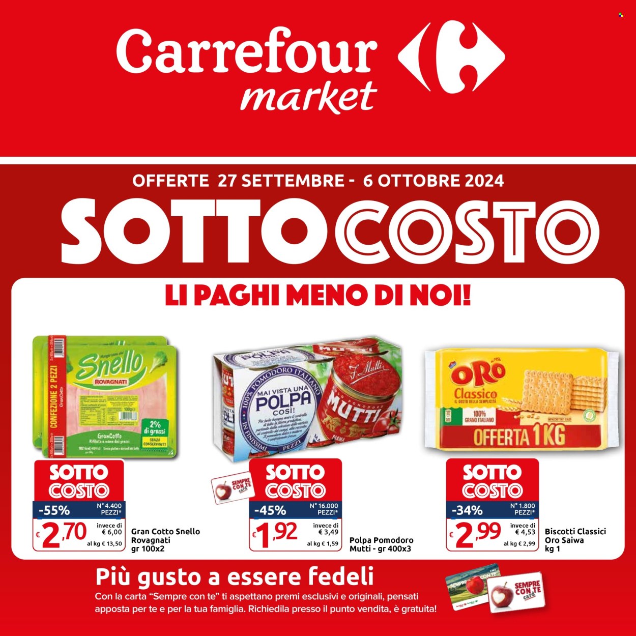 Leták Carrefour - 27.9.2024 - 6.10.2024. Strana 1