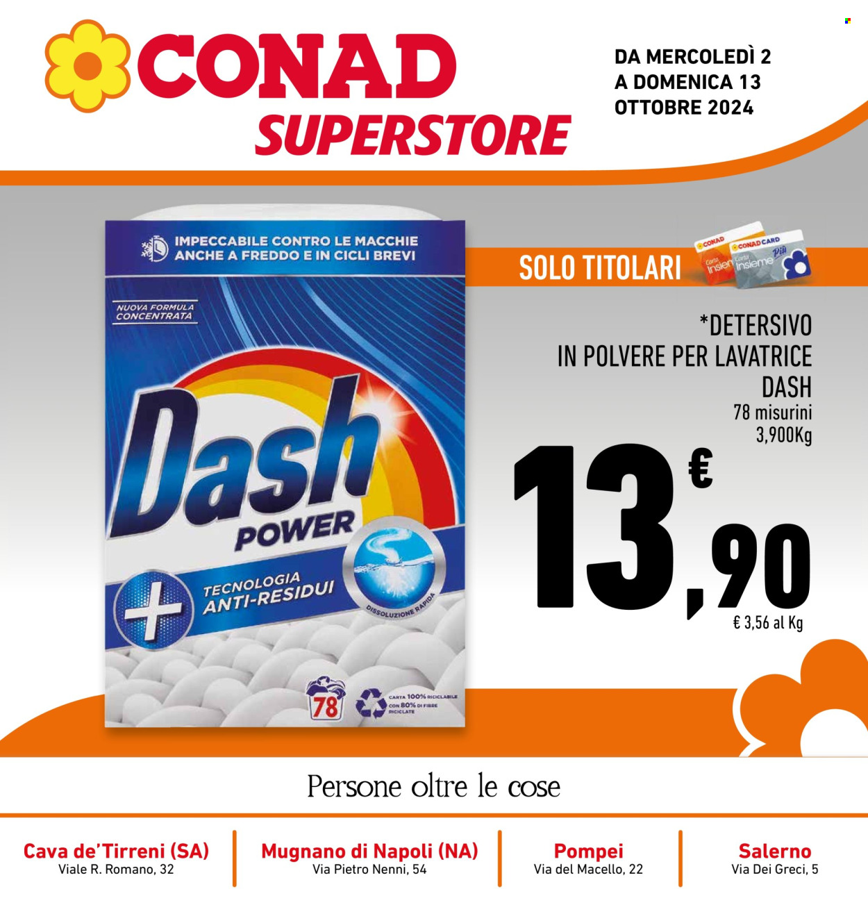 Leták Conad Superstore - 2.10.2024 - 13.10.2024. Strana 1