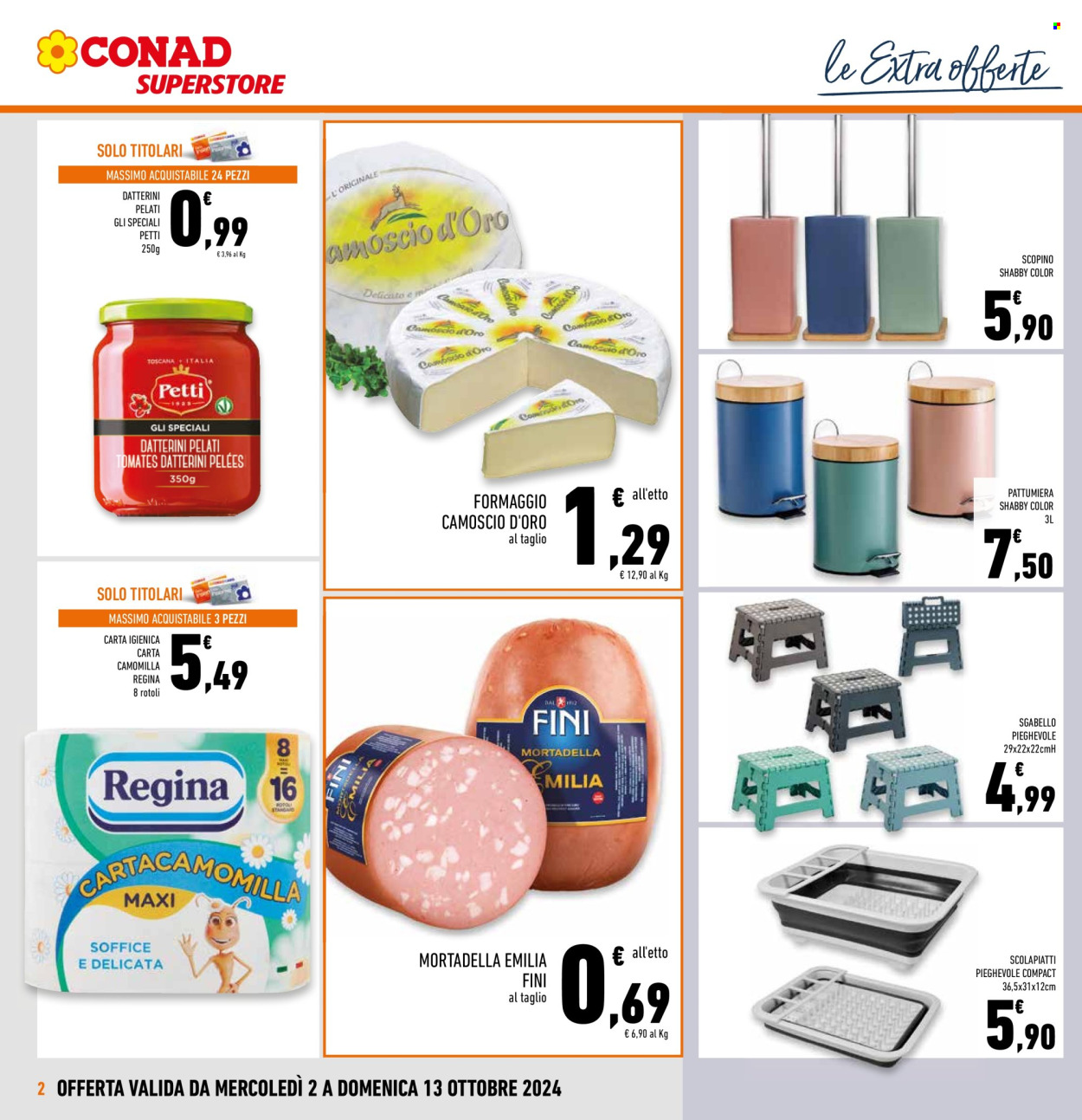 Leták Conad Superstore - 2.10.2024 - 13.10.2024. Strana 2