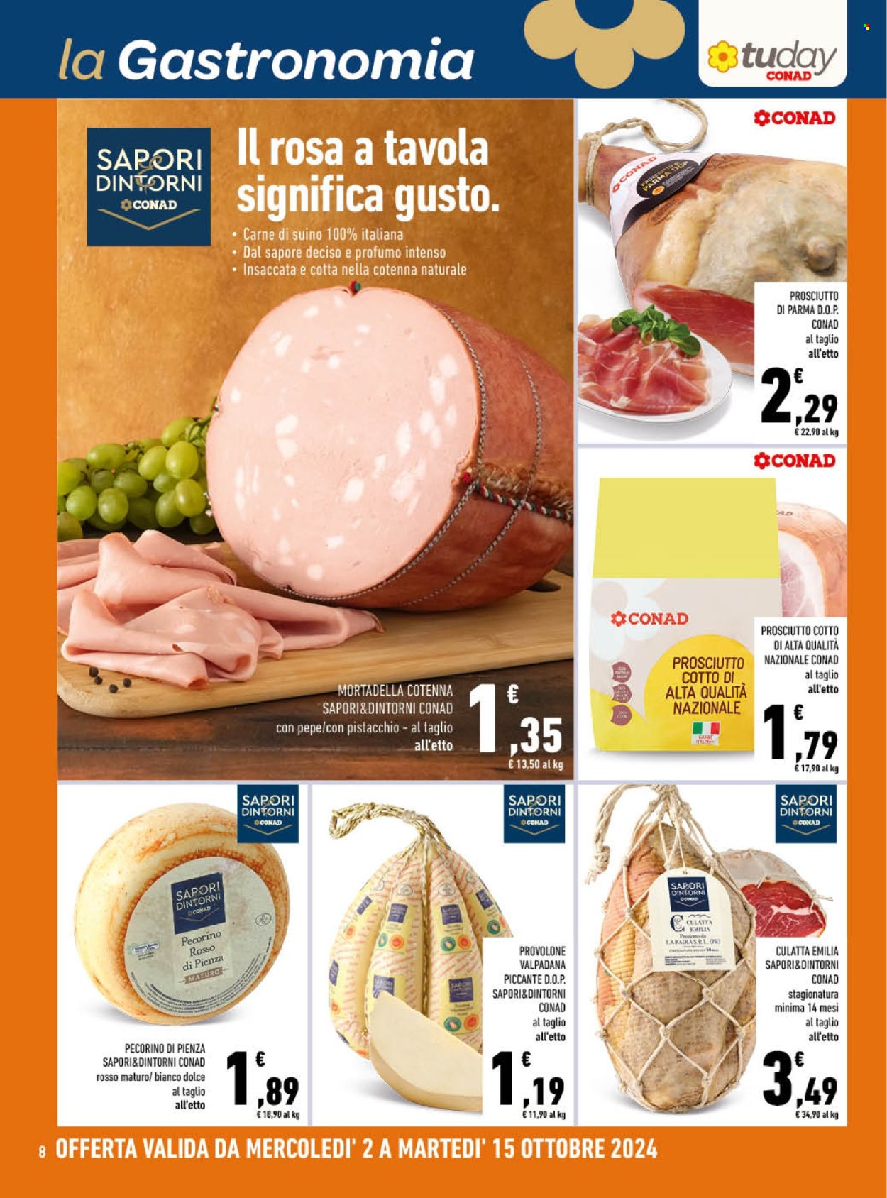 Leták TuDay Conad - 2.10.2024 - 15.10.2024. Strana 8
