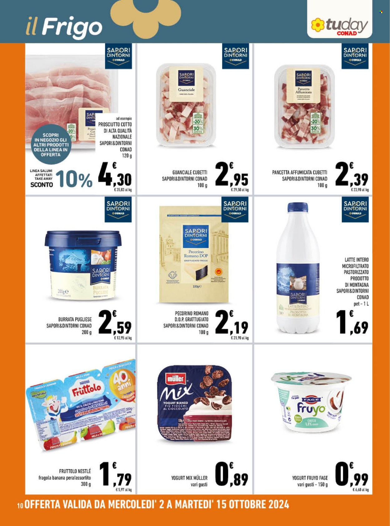 Leták TuDay Conad - 2.10.2024 - 15.10.2024. Strana 10