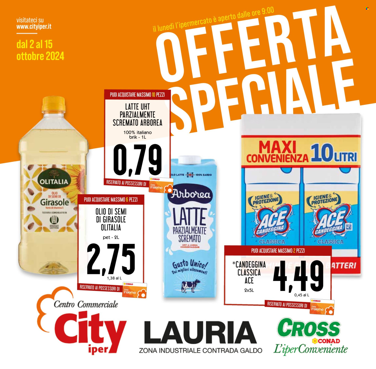 Volantino Conad Superstore - 2/10/2024 - 15/10/2024. Pagina 1