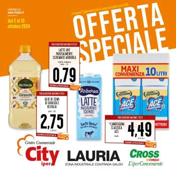 Volantino Conad Superstore - 2/10/2024 - 15/10/2024.
