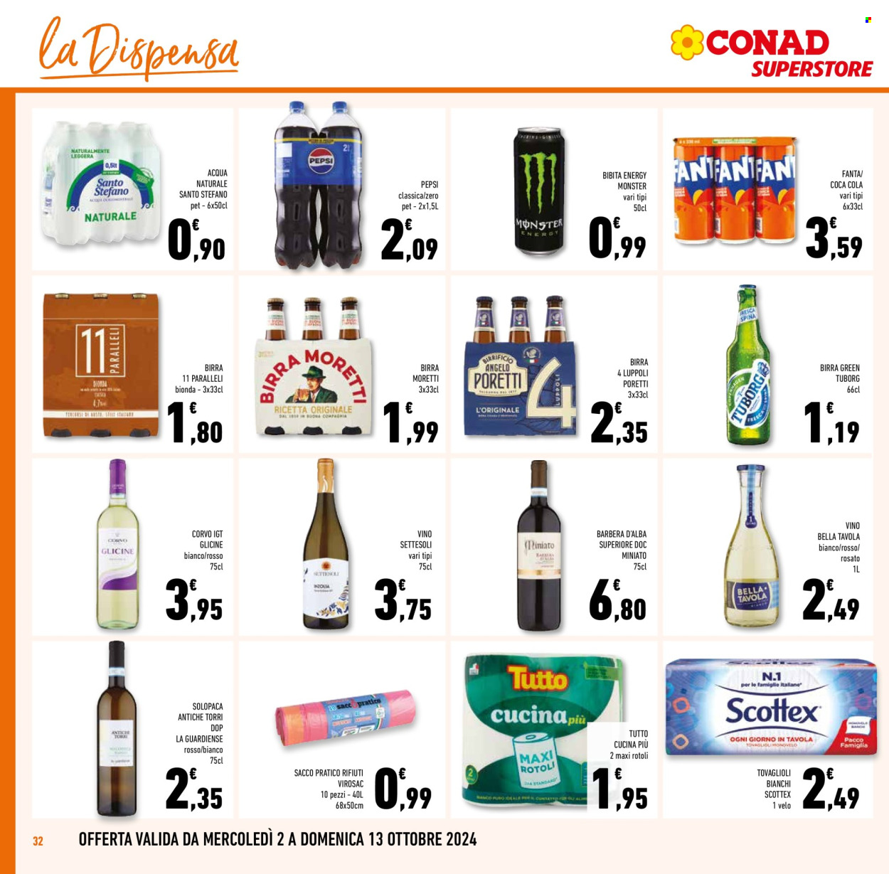 Volantino Conad Superstore - 2/10/2024 - 15/10/2024. Pagina 32