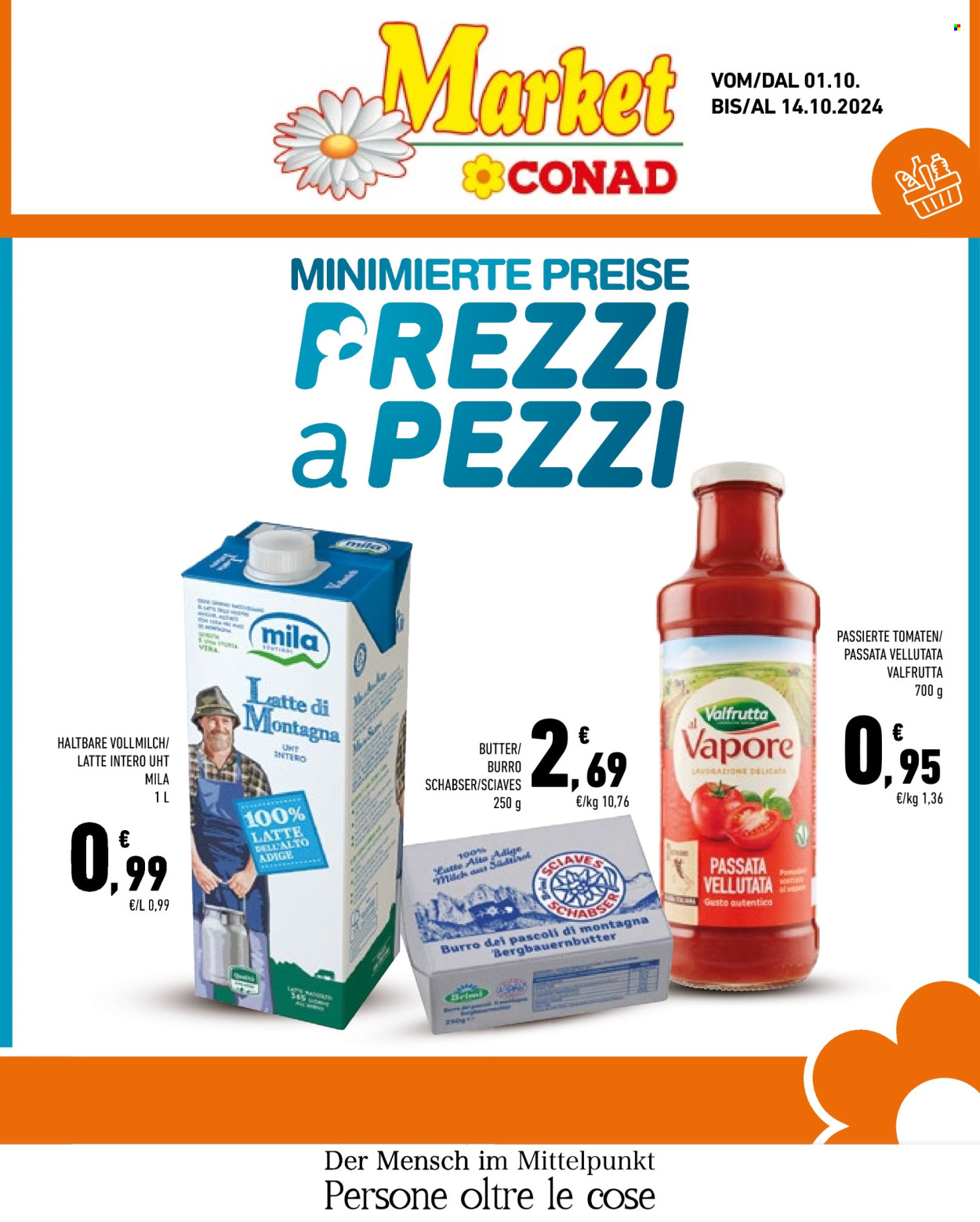 Volantino Market Conad - 1/10/2024 - 14/10/2024. Pagina 1