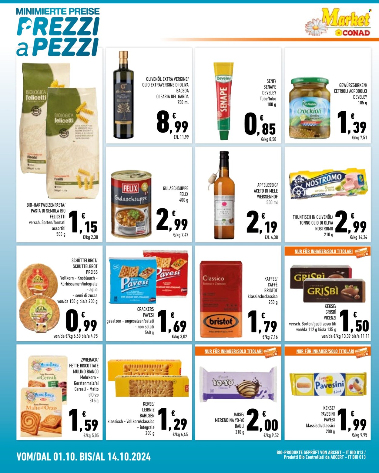 Volantino Market Conad - 1/10/2024 - 14/10/2024. Pagina 10