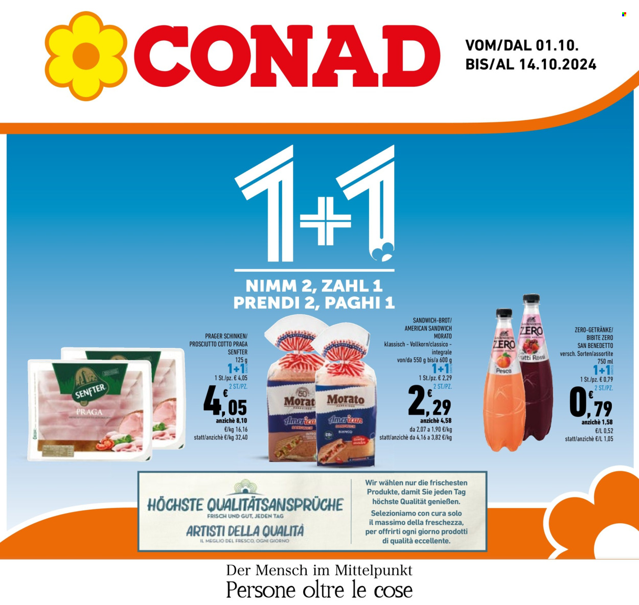 Volantino Conad - 1/10/2024 - 14/10/2024. Pagina 1