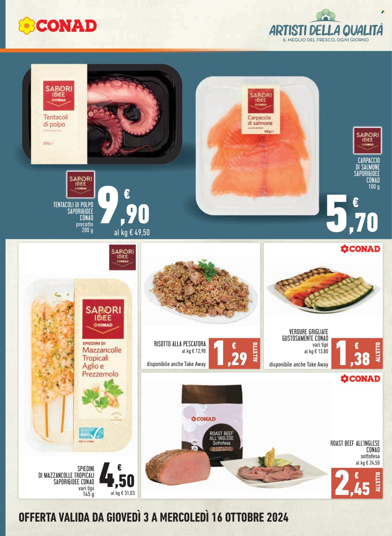 Volantino Conad - 3/10/2024 - 16/10/2024. Pagina 4