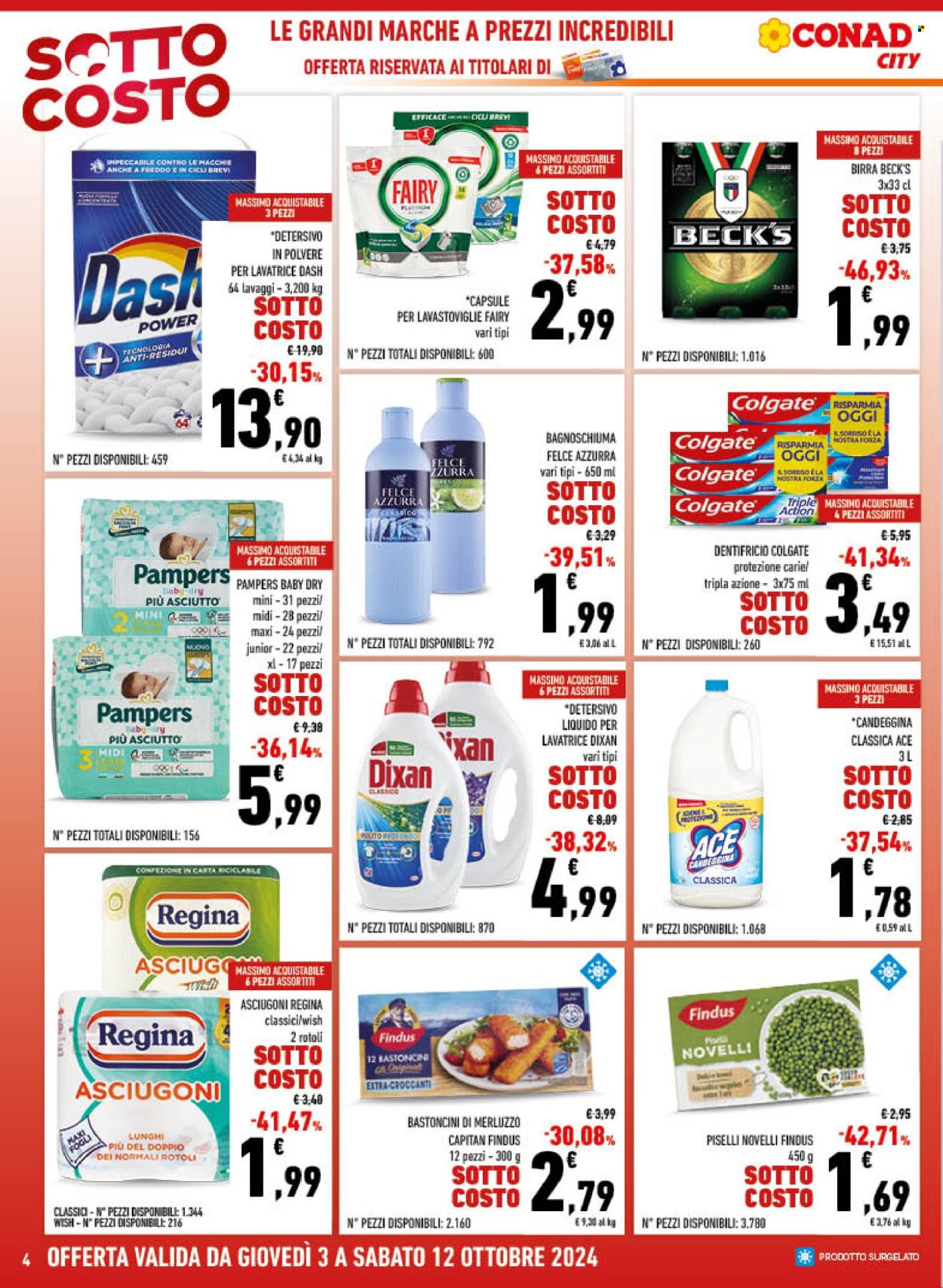 Volantino Conad City - 3/10/2024 - 12/10/2024. Pagina 4