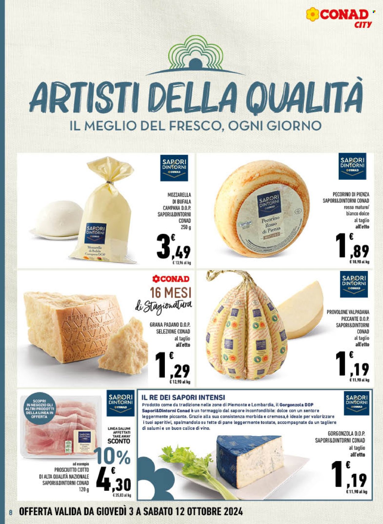 Volantino Conad City - 3/10/2024 - 12/10/2024. Pagina 8