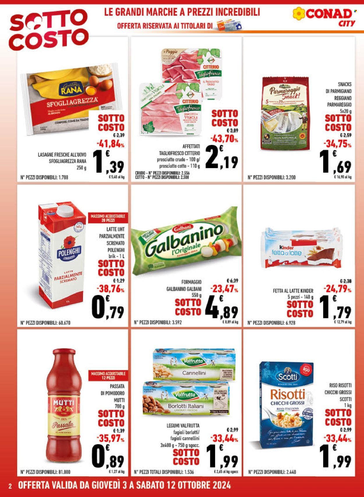Leták Conad - 3.10.2024 - 12.10.2024. Strana 2