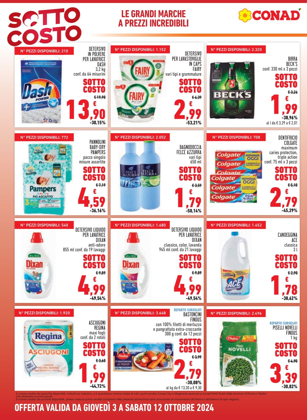 Volantino Margherita Conad - 3/10/2024 - 12/10/2024. Pagina 4