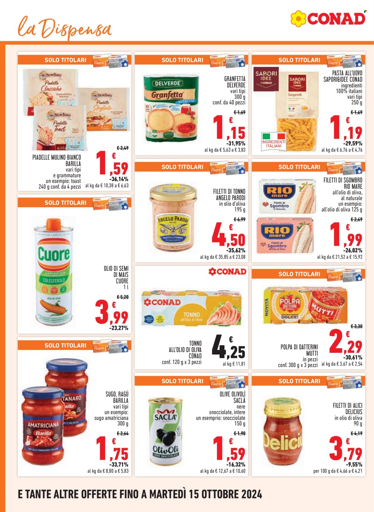 Volantino Margherita Conad - 3/10/2024 - 12/10/2024. Pagina 12