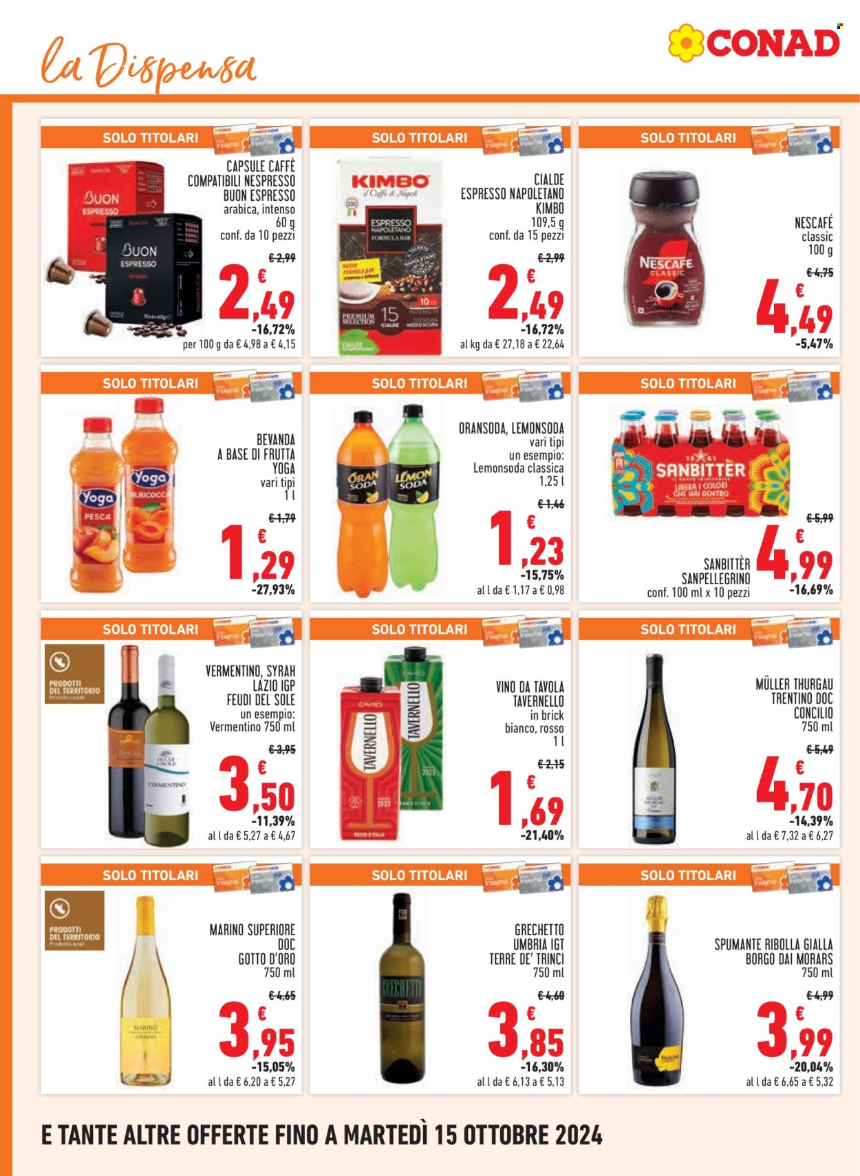 Leták Margherita Conad - 3.10.2024 - 12.10.2024. Strana 14