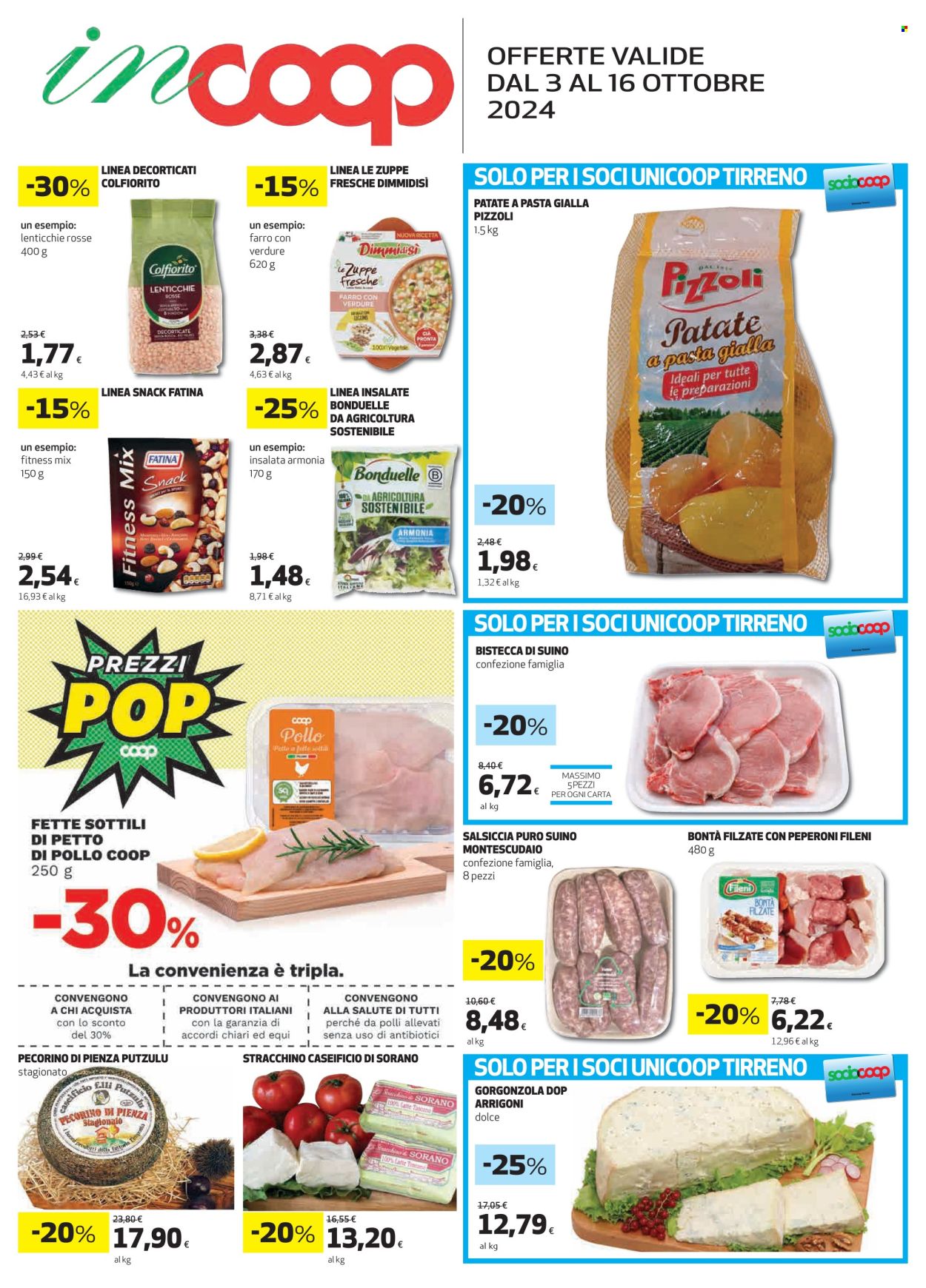 Volantino Coop - 3/10/2024 - 16/10/2024. Pagina 1
