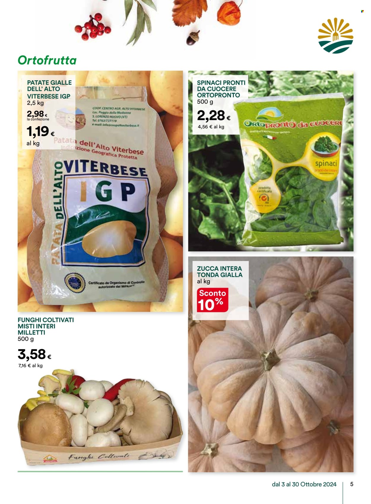 Leták Coop - 3.10.2024 - 30.10.2024. Strana 5