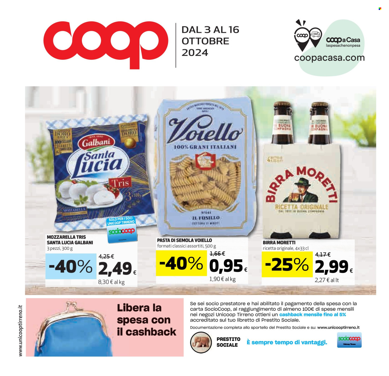 Volantino Coop - 3/10/2024 - 16/10/2024. Pagina 1