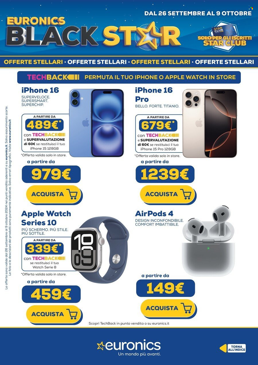 Volantino Euronics - 26/9/2024 - 9/10/2024. Pagina 7