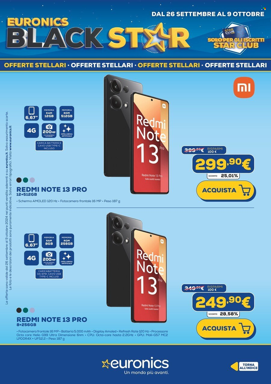 Volantino Euronics - 26/9/2024 - 9/10/2024. Pagina 11