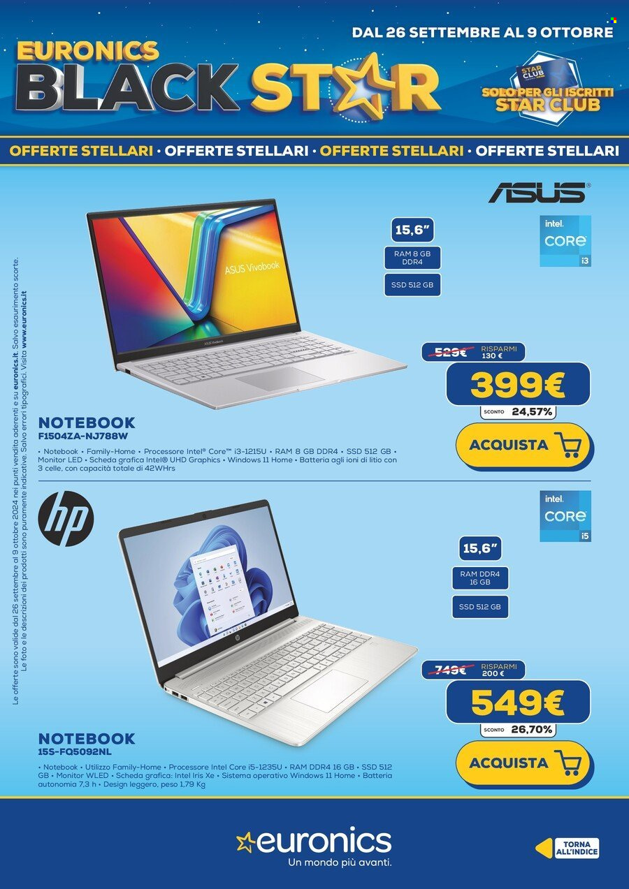 Volantino Euronics - 26/9/2024 - 9/10/2024. Pagina 20