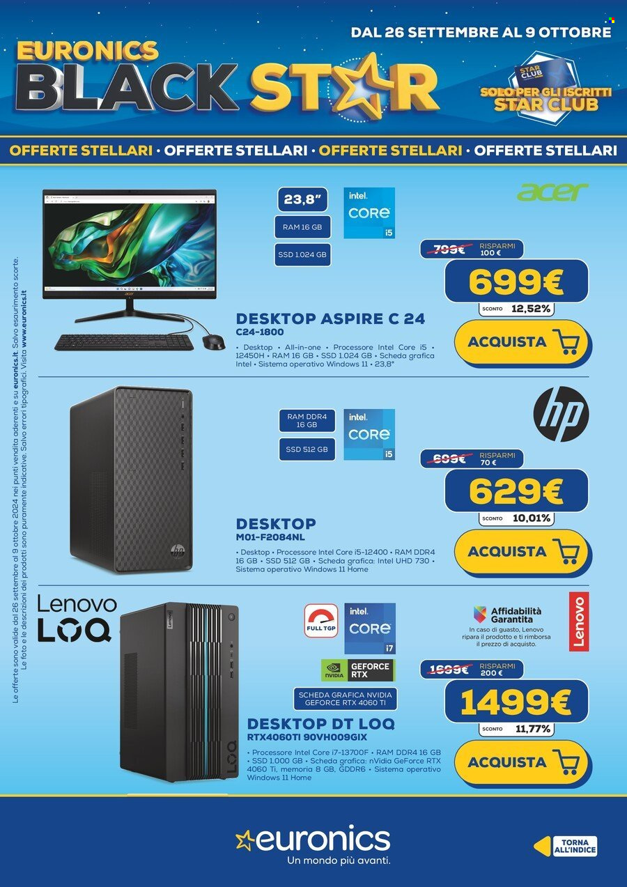 Volantino Euronics - 26/9/2024 - 9/10/2024. Pagina 22