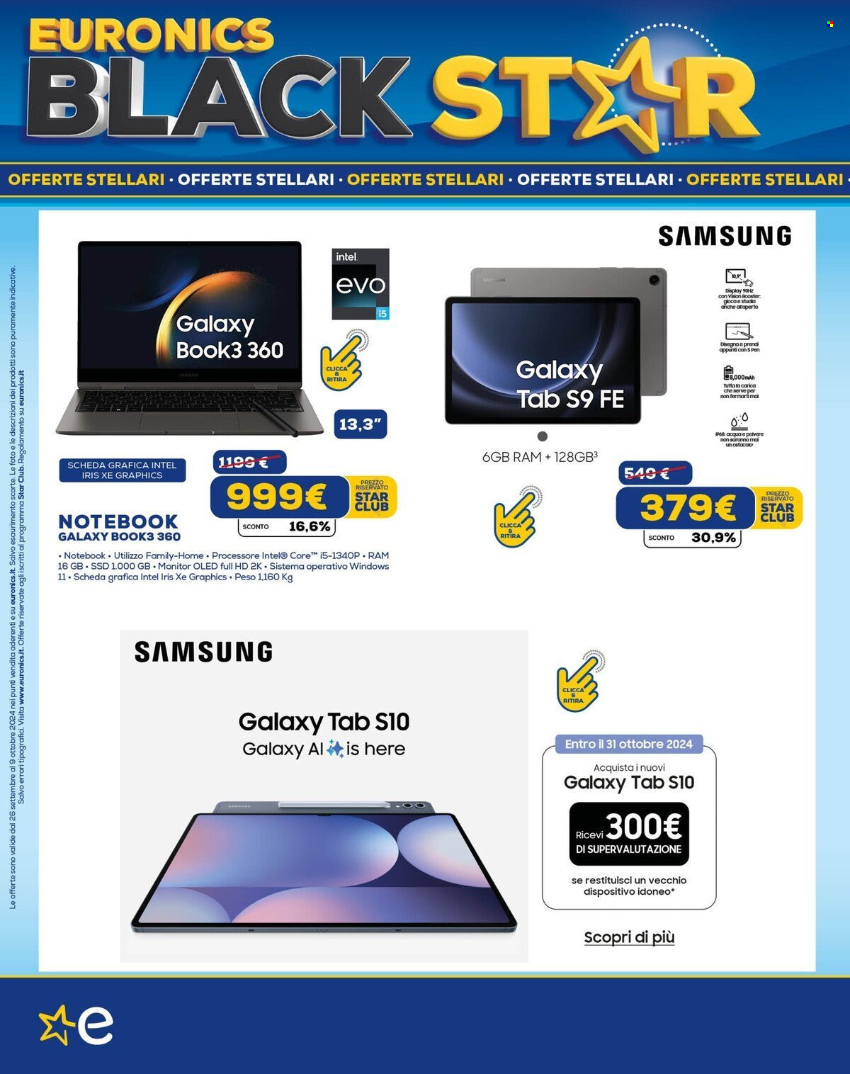 Volantino Euronics - 26/9/2024 - 10/10/2024. Pagina 10