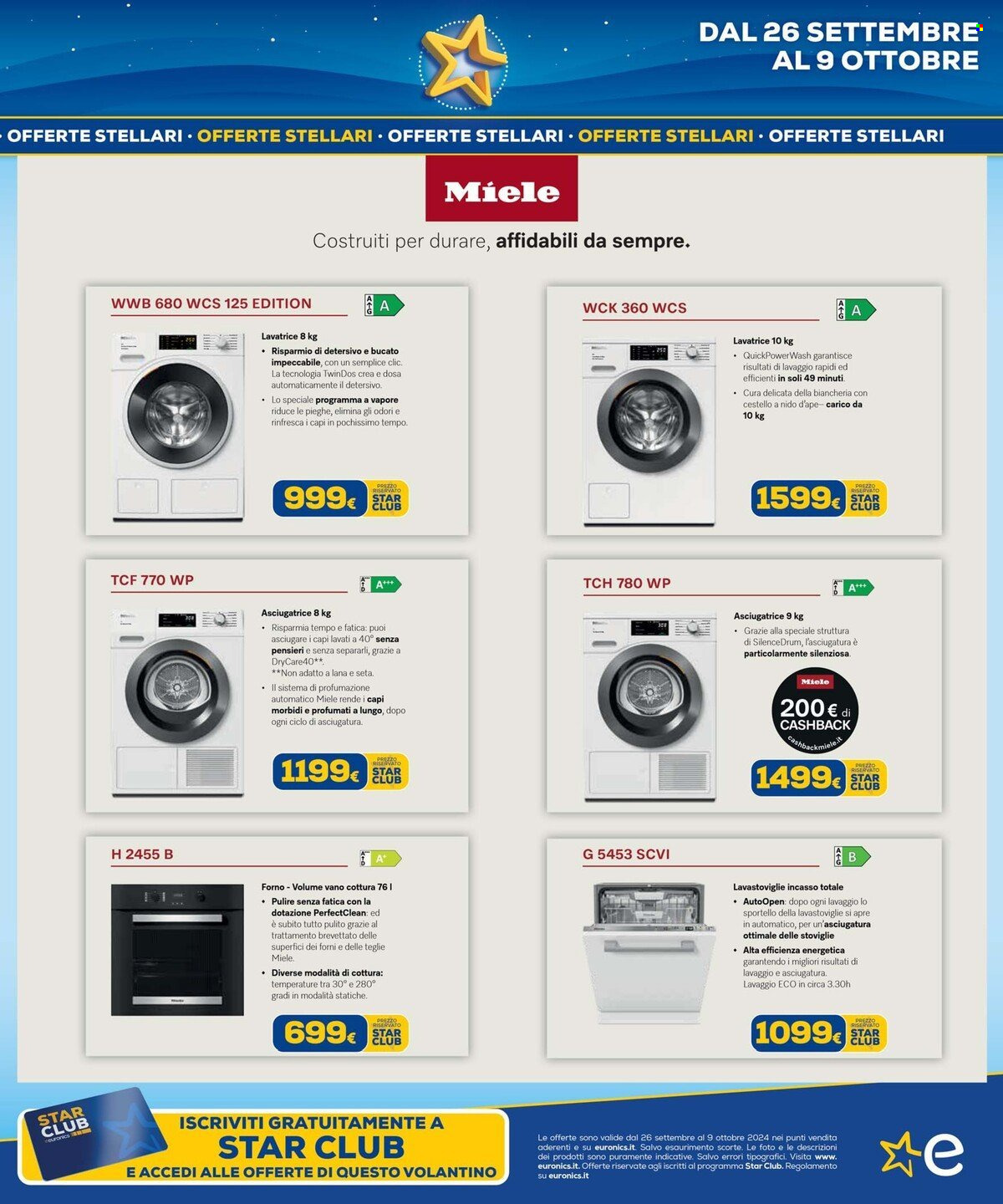 Volantino Euronics - 26/9/2024 - 9/10/2024. Pagina 23