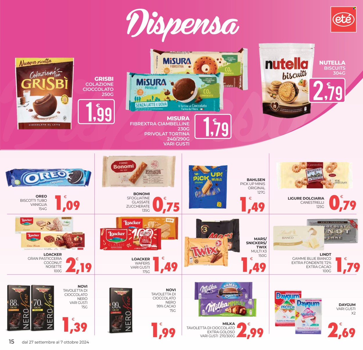 Volantino Eté - 27/9/2024 - 7/10/2024. Pagina 15