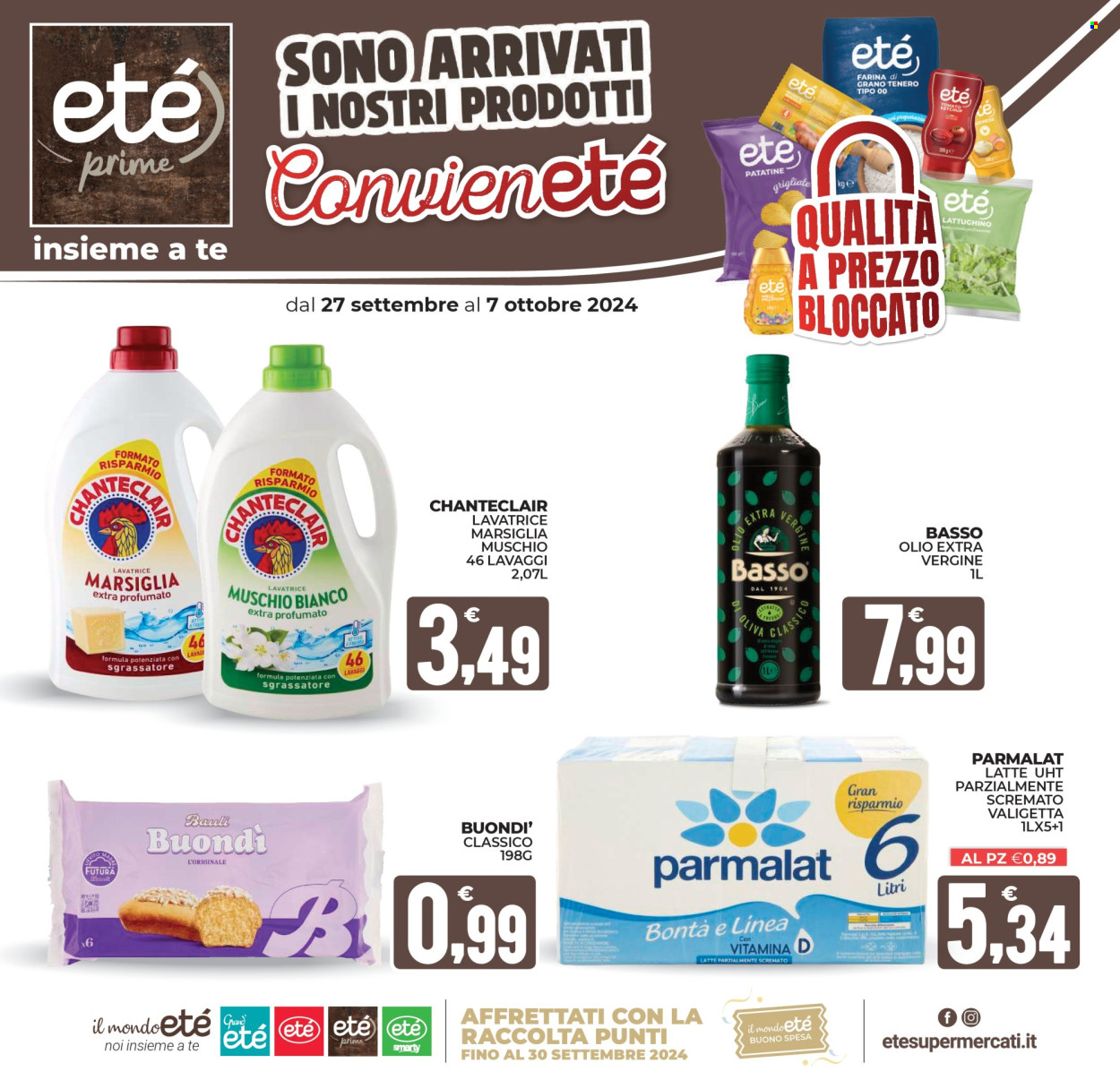Leták Eté - 27.9.2024 - 7.10.2024. Strana 1