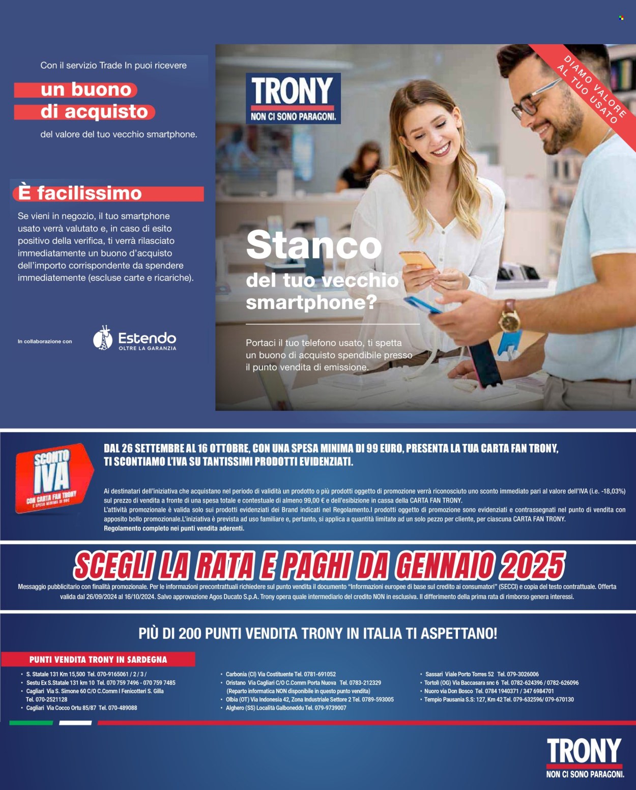 Volantino Trony - 26/9/2024 - 16/10/2024. Pagina 29