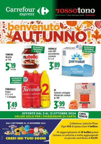 Volantino Carrefour - 3/10/2024 - 12/10/2024.