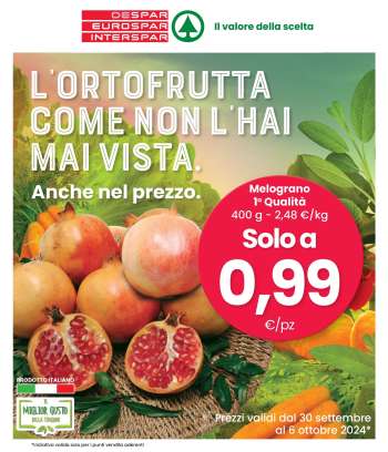 Volantino Interspar - 30/9/2024 - 6/10/2024.