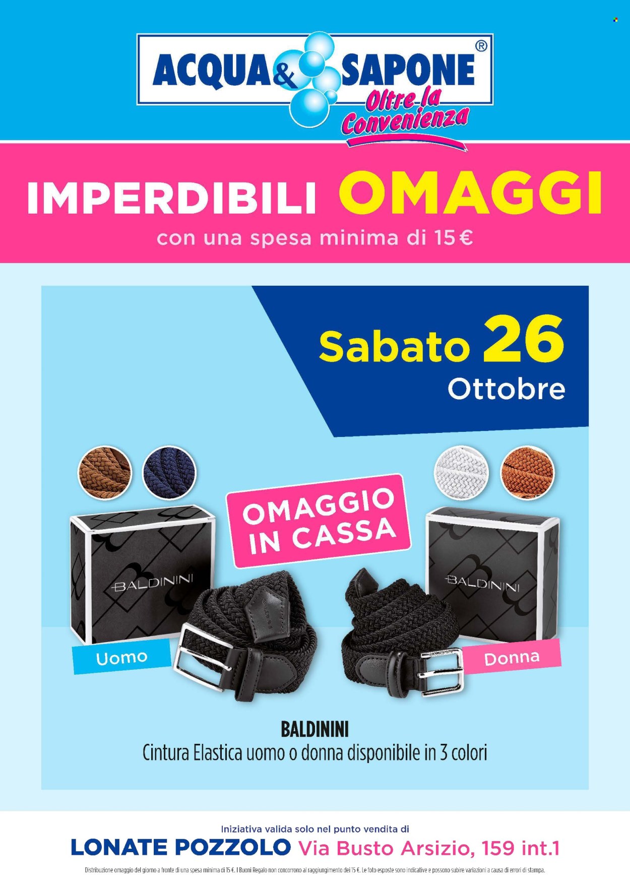 Volantino Acqua & Sapone - 26/10/2024 - 26/10/2024. Pagina 1