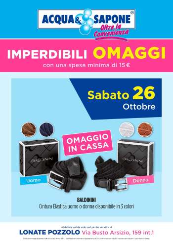 Volantino Acqua & Sapone - 26/10/2024 - 26/10/2024.