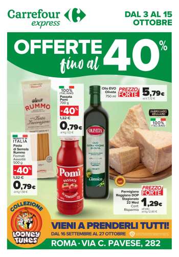 Volantino Carrefour - 3/10/2024 - 15/10/2024.