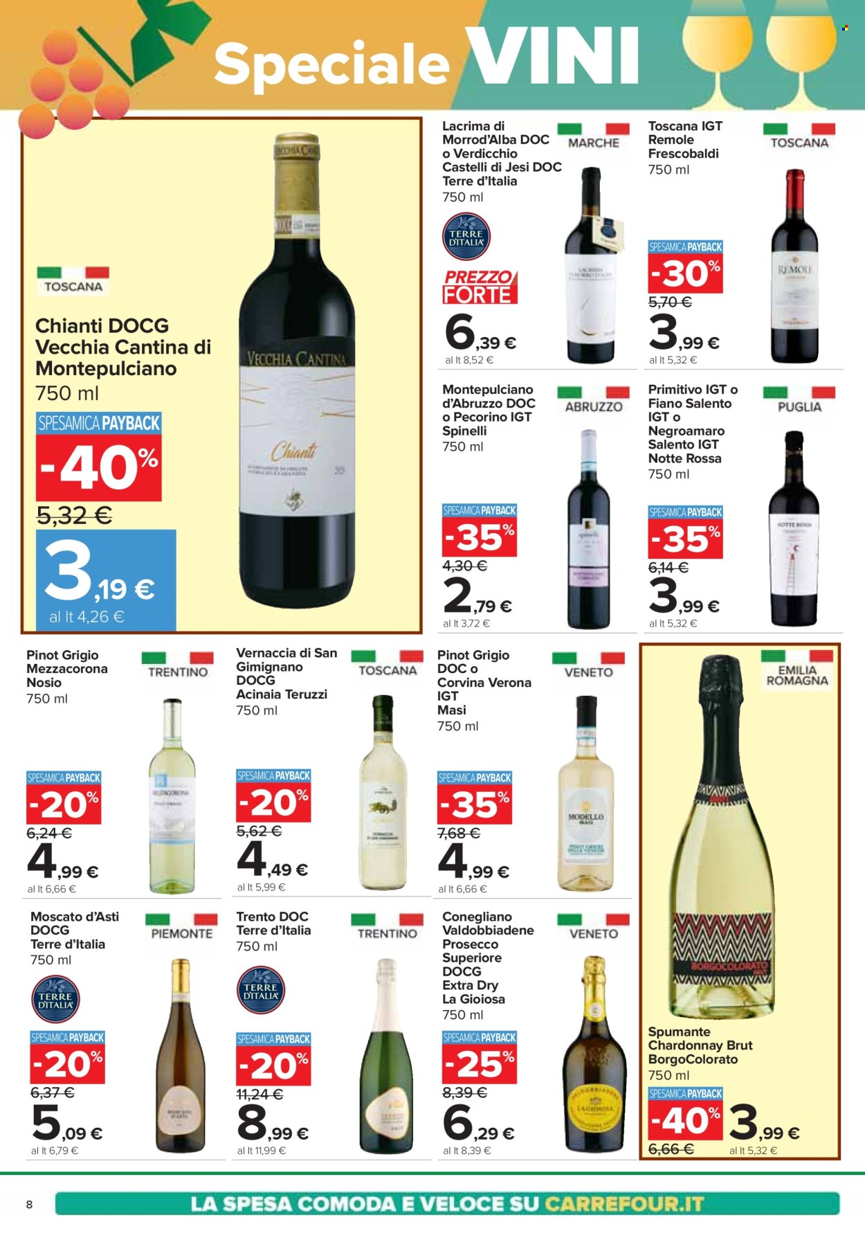Volantino Carrefour - 3/10/2024 - 15/10/2024. Pagina 8
