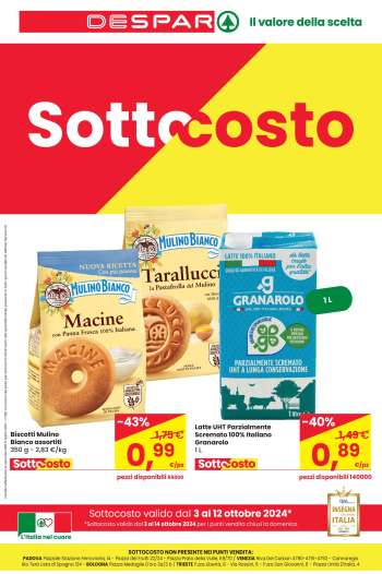 Volantino Despar - 3/10/2024 - 12/10/2024.
