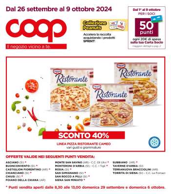 Volantino Coop - 1/10/2024 - 8/10/2024.