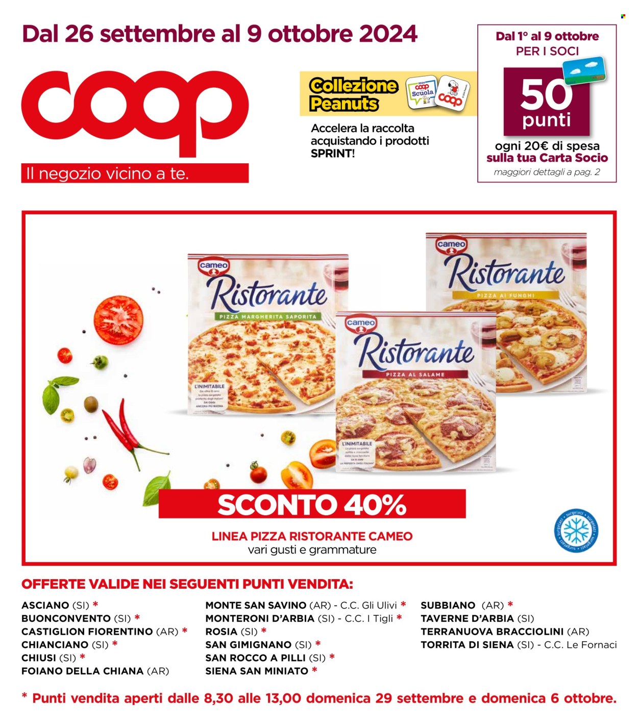 Leták Coop - 1.10.2024 - 8.10.2024. Strana 1