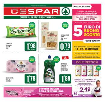 Volantino Despar - 3/10/2024 - 10/10/2024.
