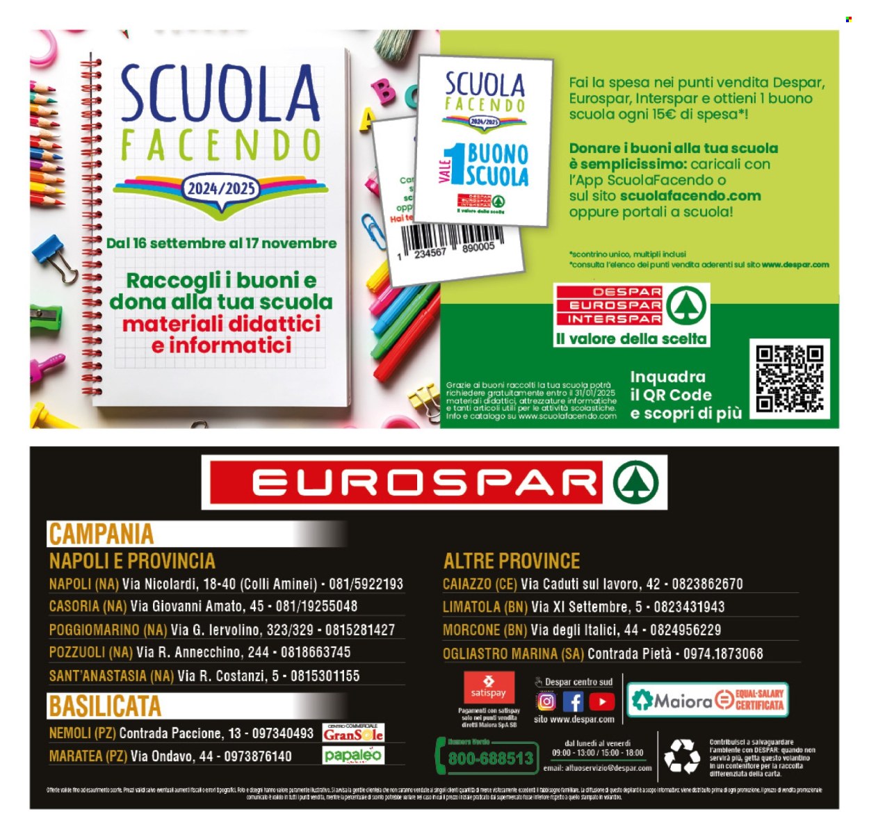 Leták Eurospar - 3.10.2024 - 10.10.2024. Strana 24