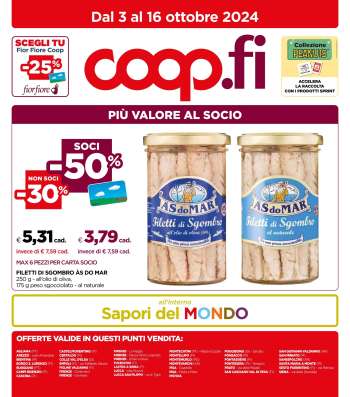 Volantino Coop - 2/10/2024 - 15/10/2024.