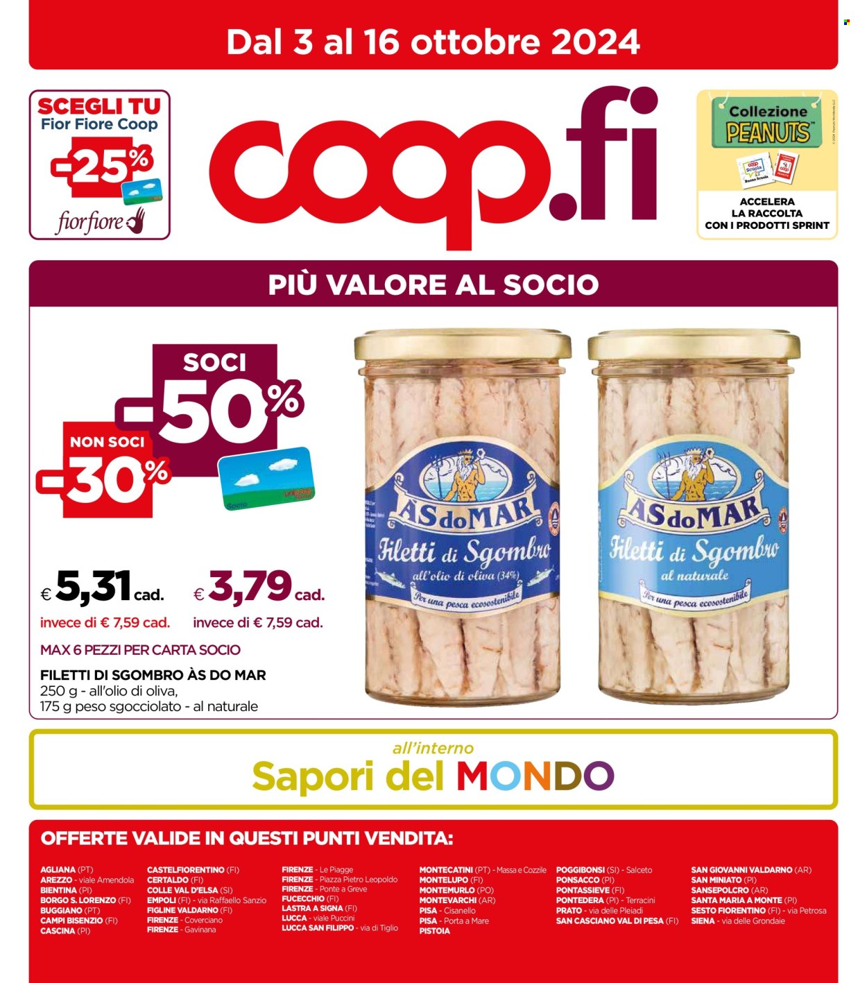 Leták Coop - 2.10.2024 - 15.10.2024. Strana 1