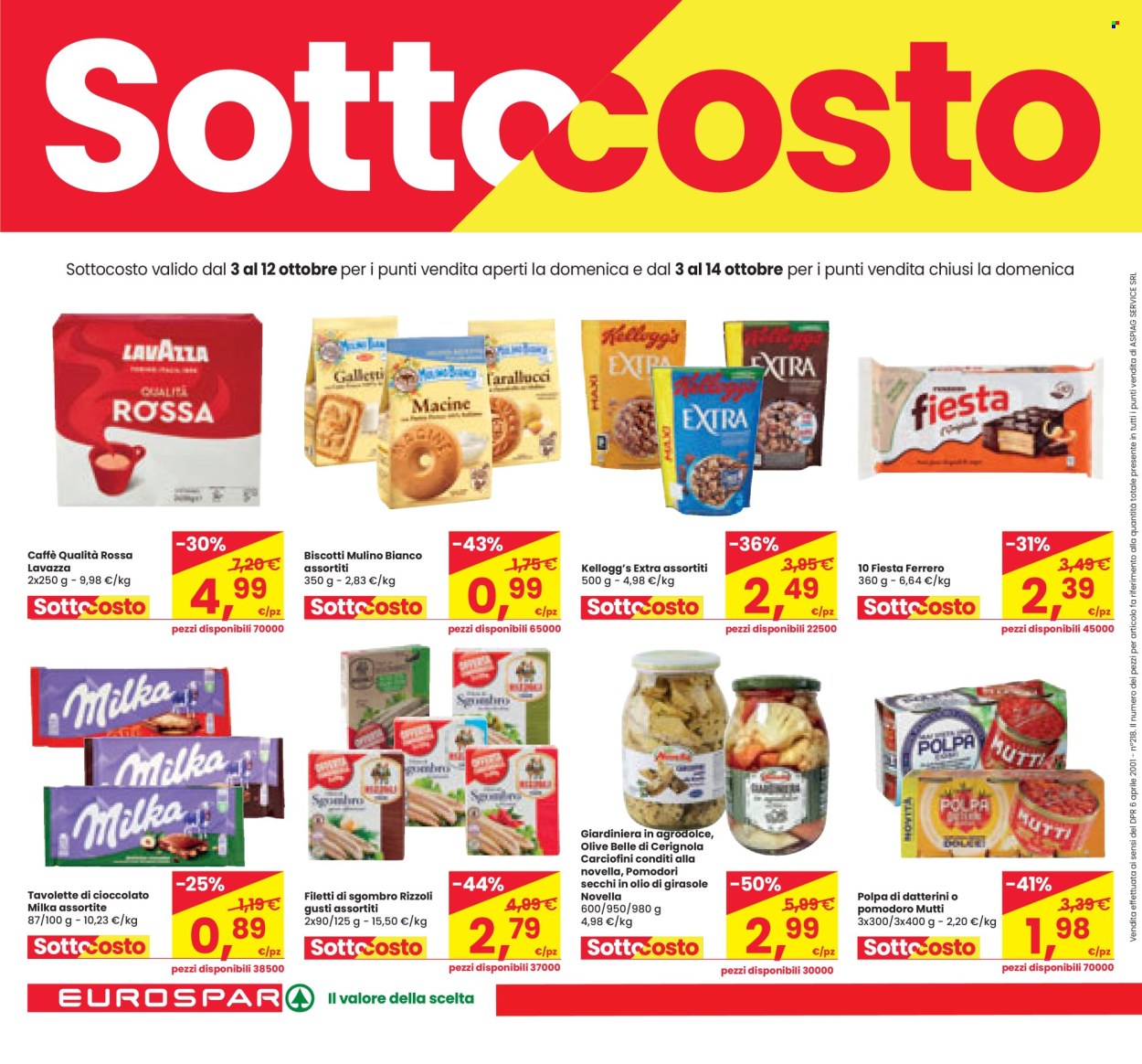 Volantino Eurospar - 3/10/2024 - 16/10/2024. Pagina 4